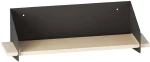 Ράφι Τοίχου Long Arm 491CRT1305 60x19x20cm Black