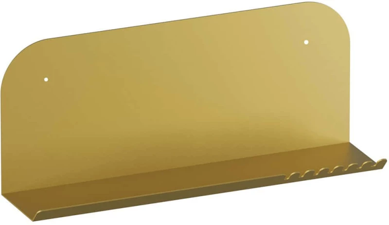Ράφι Τοίχου Long Pouch 491CRT1310 55x12x23cm Gold