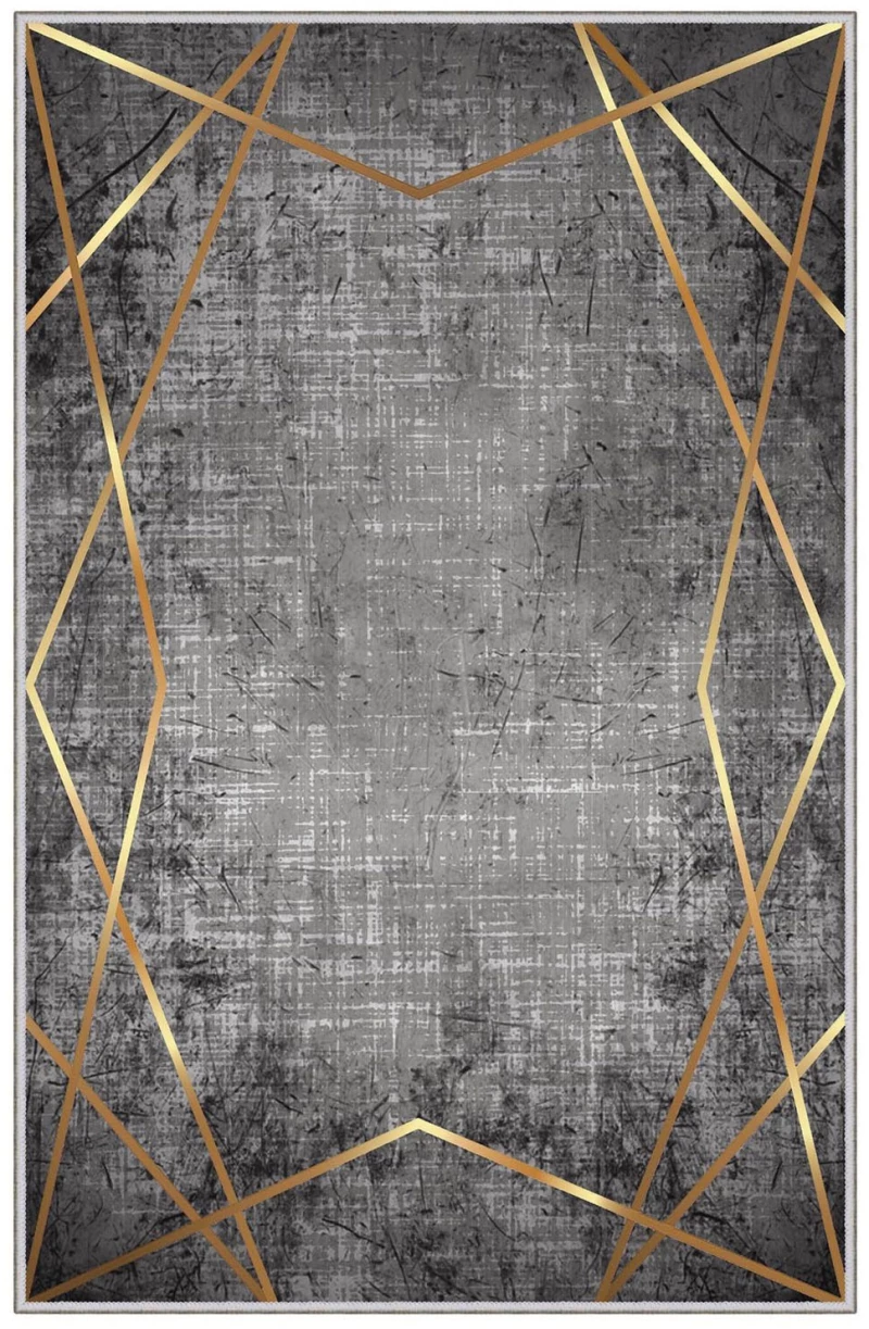 Χαλί Hmnt753 474HFT3222 Grey-Gold Conceptum Hypnose 100X200cm