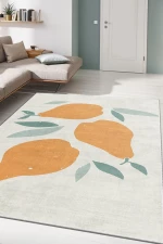Χαλί Alho 35A 487KRL1268 Light Grey-Orange Conceptum Hypnose 160X230cm