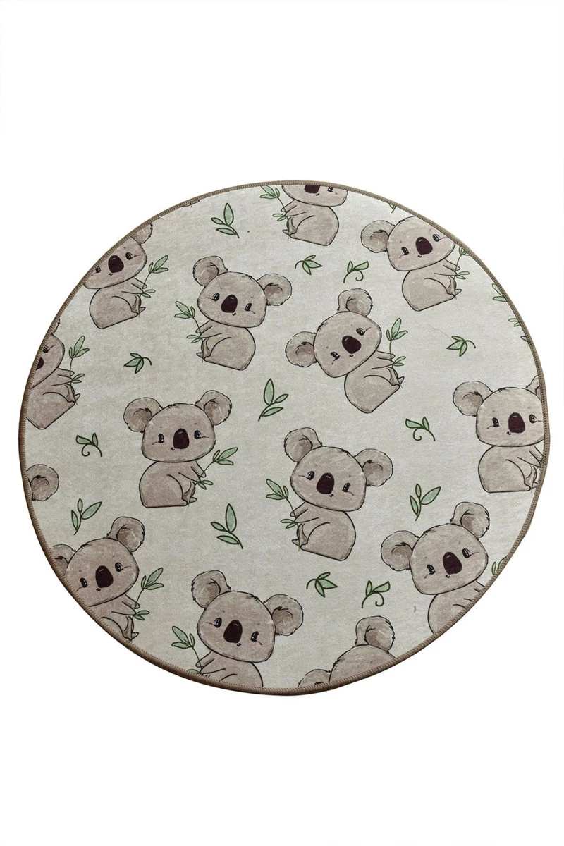 Χαλί Koala 876CHL1236 Beige-Green Conceptum Hypnose 100X100cm Round