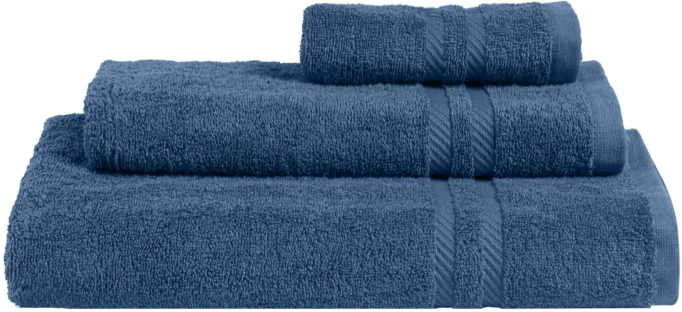 Πετσέτα AVELA DENIM BLUE Μπλε Πετσέτα προσώπου: 50 x 90 εκ. MADI