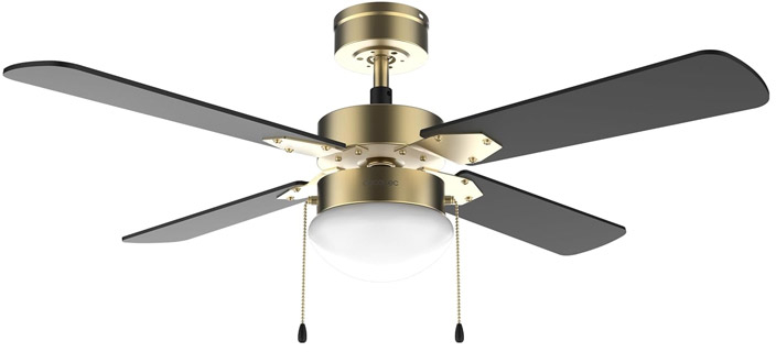 Ανεμιστήρας Οροφής με Φως 50 W EnergySilence Aero 450 GoldBlack Cecotec CEC-08463