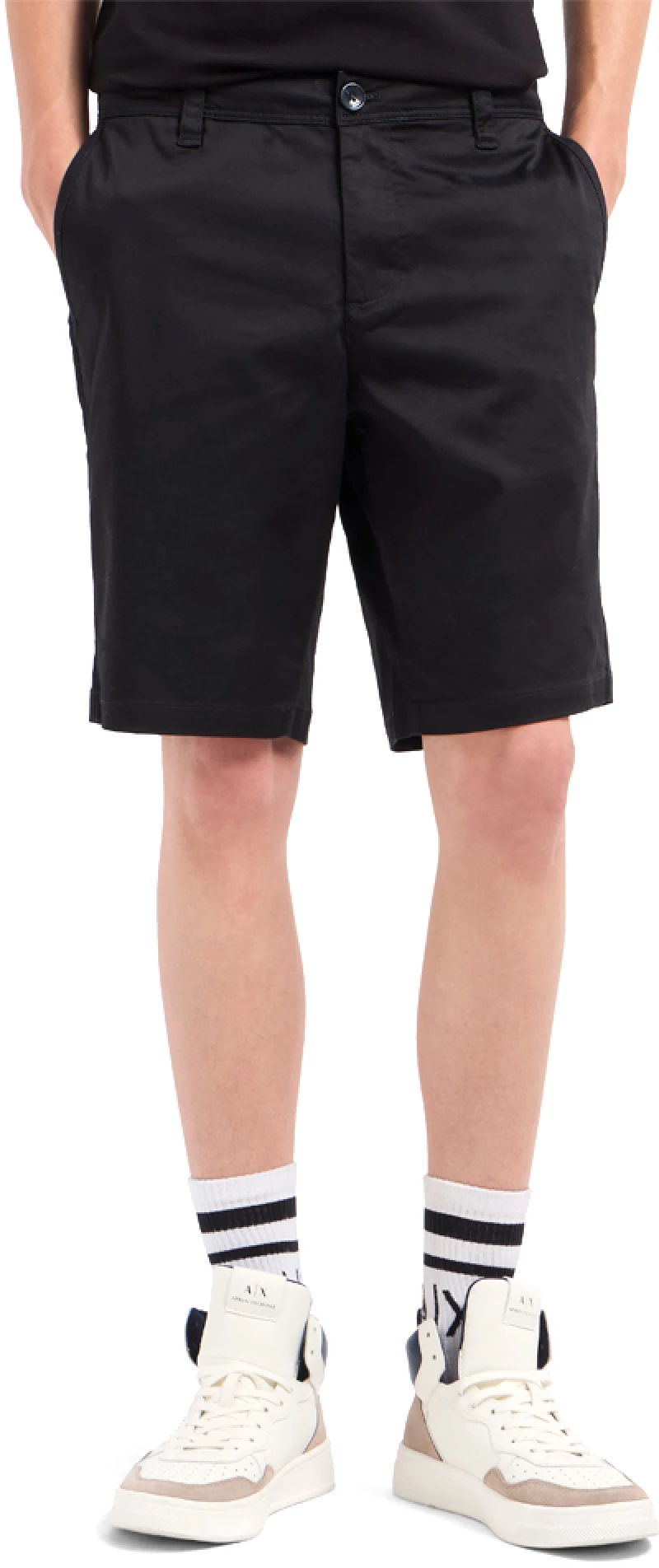 ARMANI EXCHANGE CHINO BERMUDA MEN ARMANI EXCHANGE ΜΑΥΡΟ (8NZS42-ZN1RZ-1200)