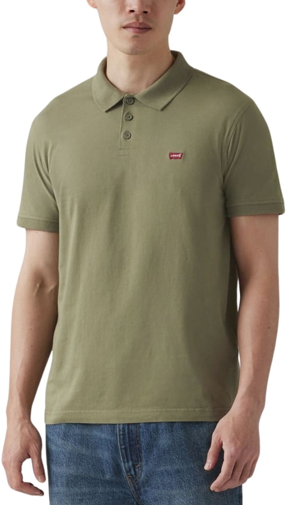 LEVI'S HOUSEMARK POLO T-SHIRT MEN LEVI'S ΧΑΚΙ (35883-0277)