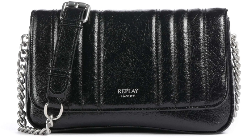 REPLAY CROSSOVER BAG WOMEN REPLAY ΜΑΥΡΟ (FW3720.000.A0511A-0098)