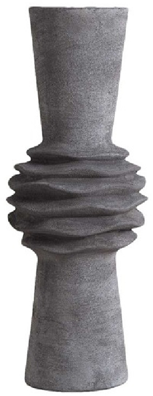 Βάζο κεραμικό γκρι 13x35,5cm Espiel TOF128