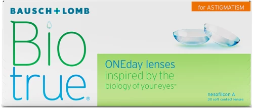 BAUSCH+LOMB BIOTRUE ONE DAY FOR ASTIGMATISM Φακοί Ημερήσιοι Αστιγματισμού 30 Φακοί