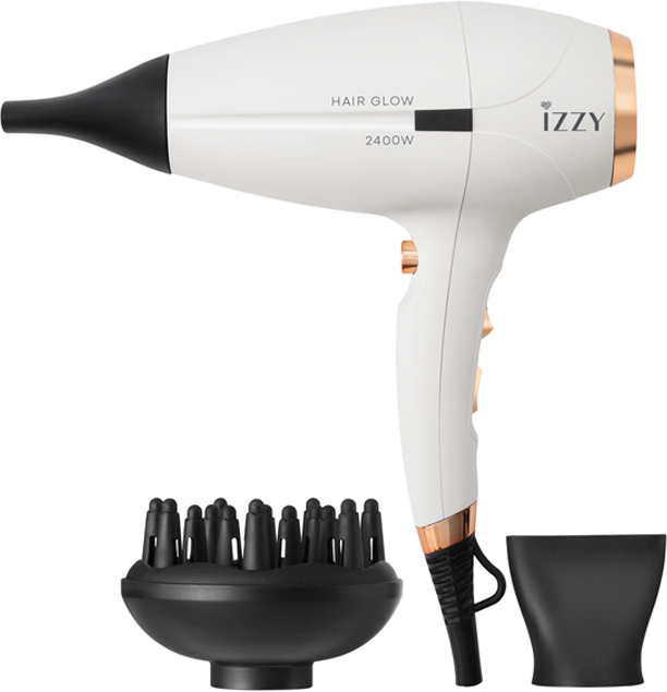 IZZY Hair Glow IZ-7214 Επαγγελματικό Πιστολάκι Μαλλιών 2400W