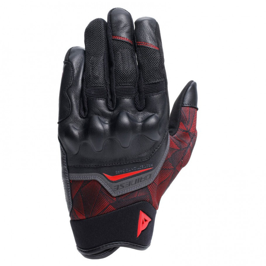 Dainese Ermex Γάντια Black/Red-Lava