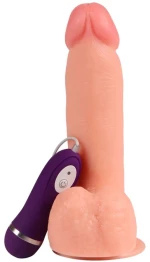 SHEQU - ADAM VIBRATOR DILDO WITH REMOTE CONTROL 21 CM
