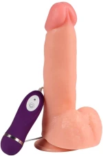 SHEQU - ADAM VIBRATOR DILDO WITH REMOTE CONTROL 21 CM