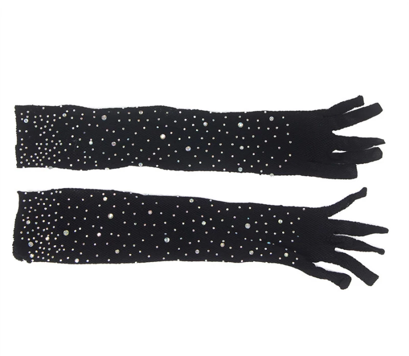 SUBBLIME - 957469SHINE TRANSPARENT GLOVES BLACK