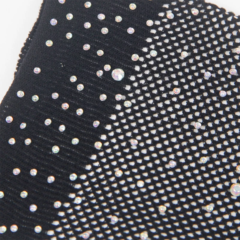 SUBBLIME - 957469SHINE TRANSPARENT GLOVES BLACK