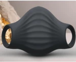 ROCKS- OFF - PALM BLACK FLEXIBLE VIBRATOR MASTURBATOR
