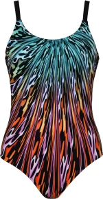 Γυναικείο ολόσωμο μαγιό Naturana - Εμπριμέ - Plus size - Cup D