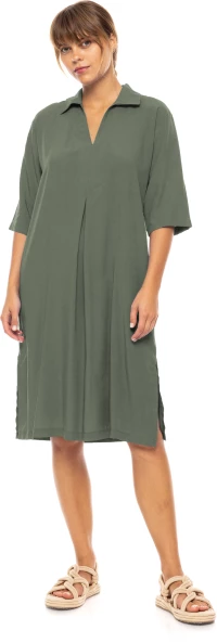 Γυναικείο Beachdress Pink Label - Φόρεμα - Oil Green - Regular Fit - Viscose
