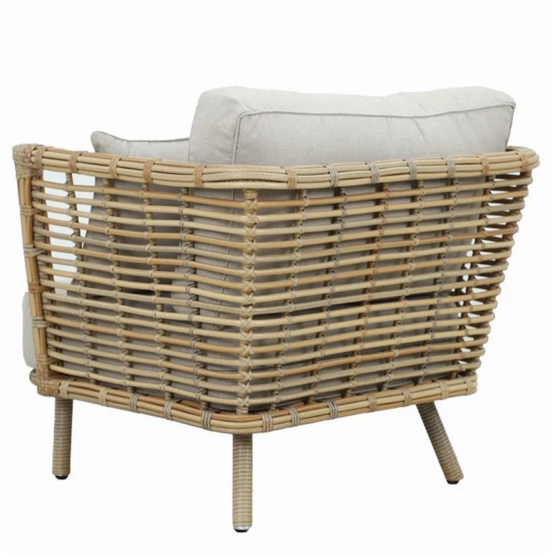 Cali Πολυθρόνα αλουμινίου rattan  94x80x76cm  14942-1
