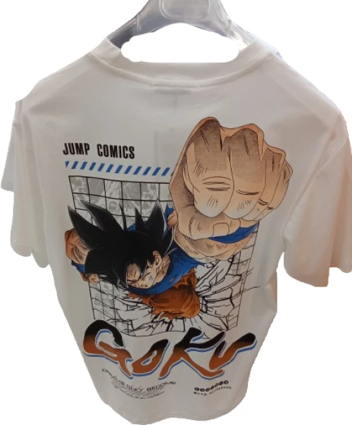 Μπλούζα κοντομάνικη ανδρική GOKU λευκο