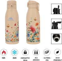 Παγούρι-Θερμός AlpinTec Fellow2 600ml Κωδ. TH-700JW-FLW Λευκό