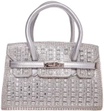 Τσάντα φάκελος clutch MD2402 - Ασημί