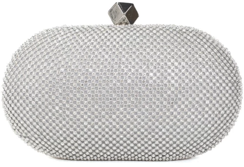 Τσάντα φάκελος clutch JH2226 - Ασημί