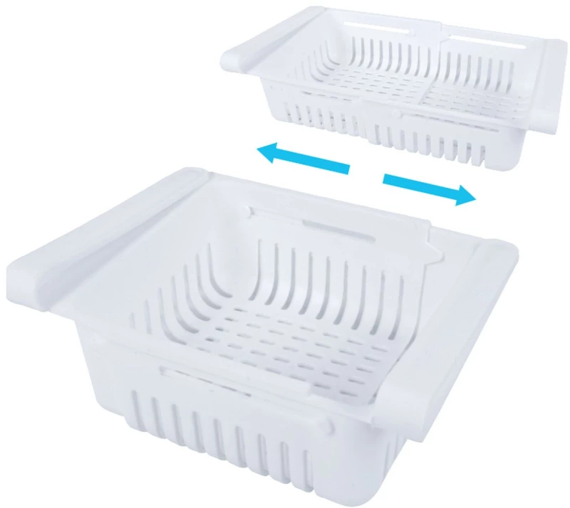 Ρυθμιζόμενα Ραφάκια για Ψυγείο Adjustable Refrigerator Drawers 4pcs