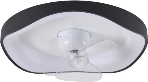 CFC 9509# BK ΑΝΕΜΙΣΤΗΡΑΣ   ΜΑΥΡΟΣ ΟΡΟΦΗΣ ΚΙΝΟΥΜΕΝΗ ΚΕΦΑΛΗ 30W,  LED, 3 COLORS, DIMMER,CONTROL