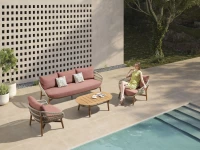 Vasca-3 Lounge Set (301520) - Ξύλο