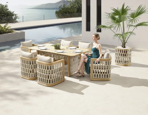 Riva/D7 Dining Set (206480) - Ξύλο