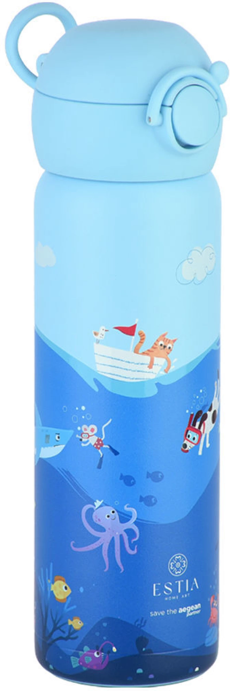 ΘΕΡΜΟΣ ΠΑΙΔΙΚΟ WONDER BOTTLE SAVE THE AEGEAN 500ml OCEAN PLAY 01-33101