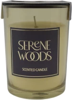 ΑΡΩΜΑΤΙΚΟ ΚΕΡΙ SERENE WOODS ΣΕ ΓΥΑΛΙΝΟ ΔΟΧΕΙΟ ΜΕ ΚΑΠΑΚΙ 8x8x10,5εκ.  - Ankor 833184