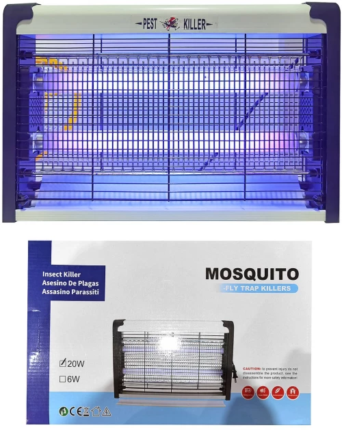 Εντομοπαγίδα 2 Λάμπες LED 38x24x5cm Homie 101571