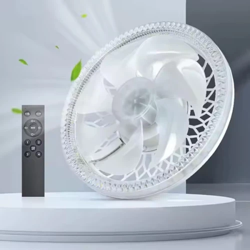 Ανεμιστήρας Οροφής 30cm E27 με Φως και Τηλεχειριστήριο RZ-177 Λευκός