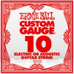 Χορδή Ακουστικής/Ηλεκτρικής Κιθάρας  Ernie Ball 1010 Plain Steel