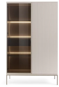 Βιτρίνα Sento Λευκό Kazmir 104x166x39cm
