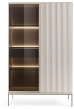 Βιτρίνα Sento Λευκό Kazmir 104x166x39cm