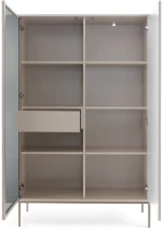 Βιτρίνα Sento Λευκό Kazmir 104x166x39cm