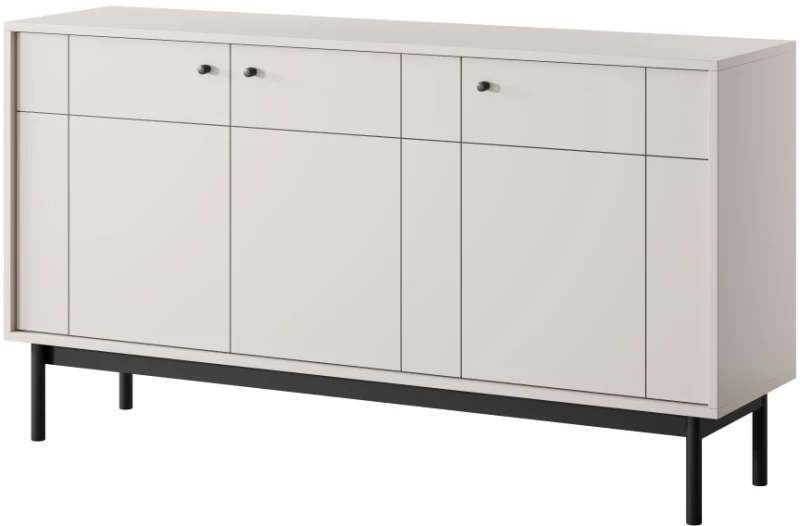 Μπουφές Japandi Λευκό Kazmir 153x83x39cm
