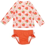 Zoocchini Σετ UV Μαγιώ και Μπλούζα Strawberry - 2 ΕΤΩΝ  ZOO16404-2T Κορίτσι