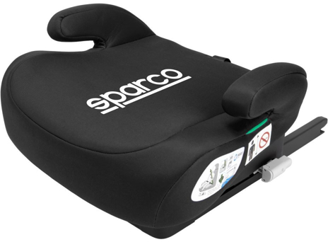 Sparco Κάθισμα Αυτοκινήτου Isofix Booster i-Size 125 εως 150cm Black SK100IBK