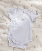 BAMBOOM Κορμάκι Κοντομάνικο 2τμχ κορμάκι White-Camel 528-33 Κορίτσι