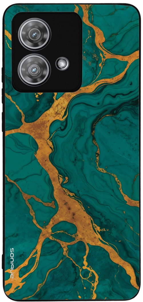 Θήκη Sonique Marble Series για Motorola Edge 40 Neo 5G Πράσινο