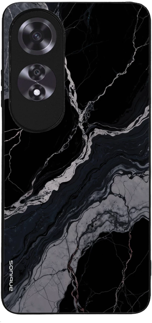 Θήκη Sonique Marble Series για Oppo A60 Μαύρο 02