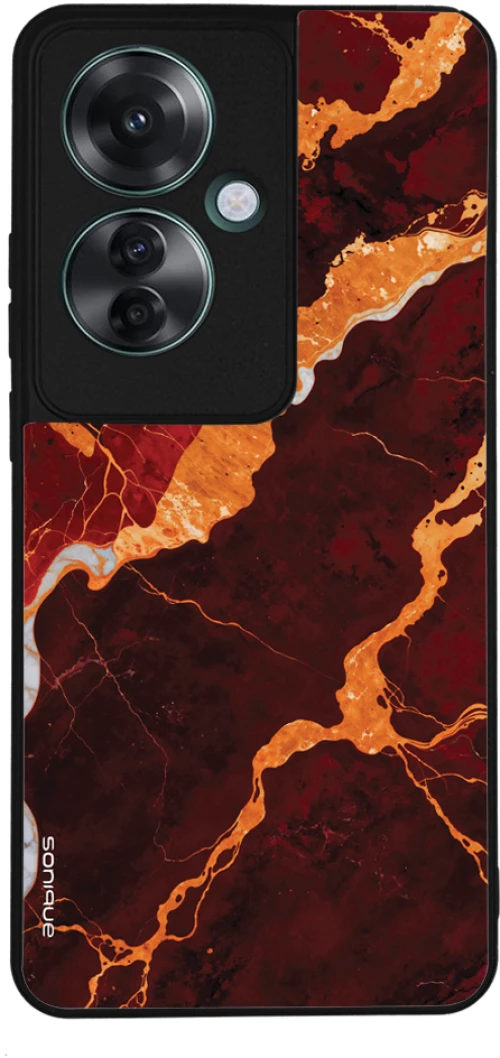 Θήκη Sonique Marble Series για Oppo Reno11 F 5G Κόκκινο