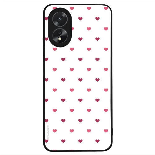 Θήκη Sonique Heart Series για Oppo A38 Λευκό 01