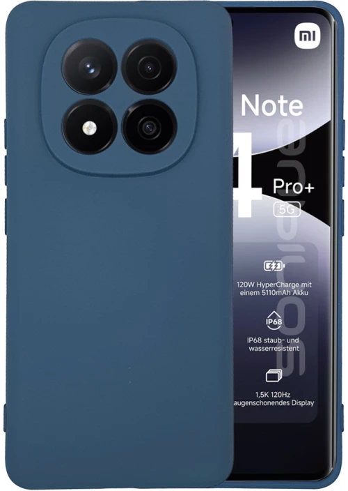 Θήκη Σιλικόνης My Colors Sonique Xiaomi Redmi Note 14 Pro Plus 5G Μπλε Σκούρο