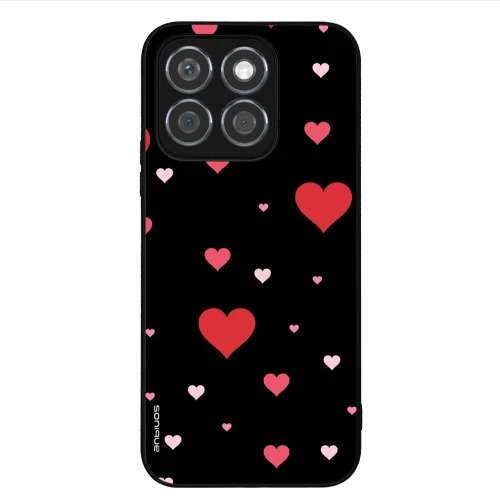 Θήκη Sonique Heart Series για Honor X8b Μαύρο