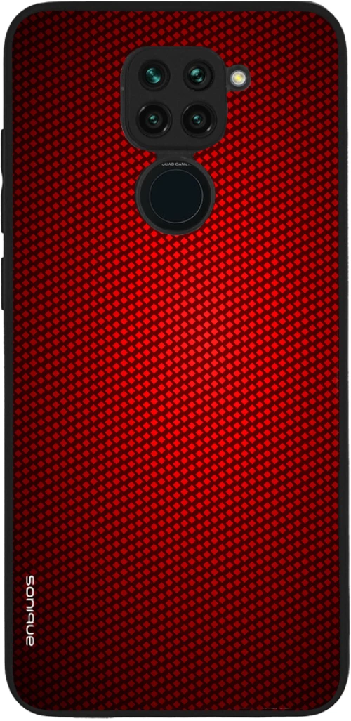 Θήκη Sonique Carbon Series για Xiaomi Redmi Note 9 Κόκκινο