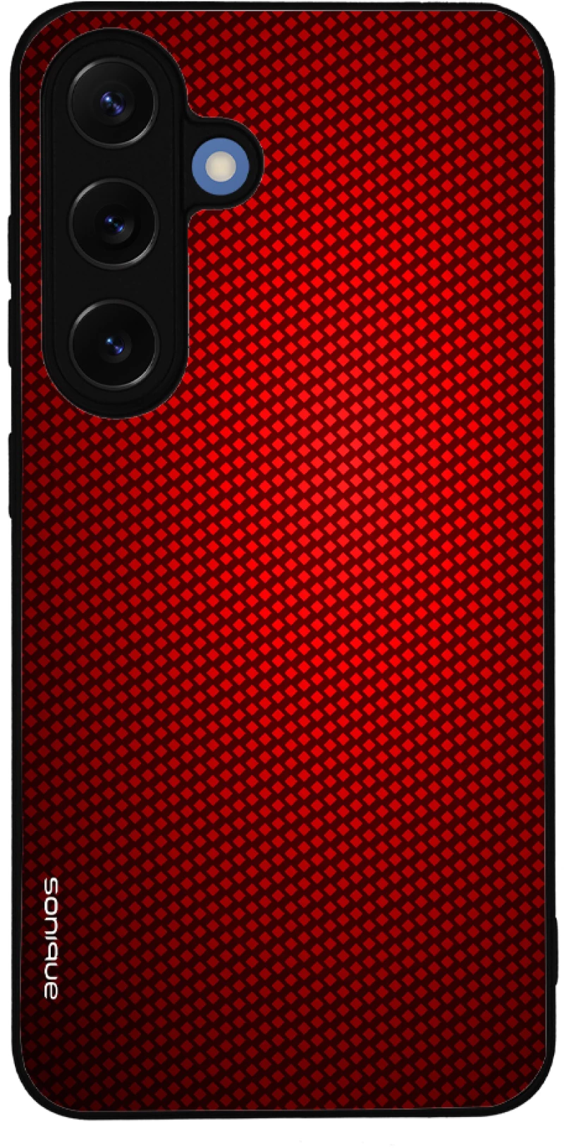 Θήκη Sonique Carbon Series για Samsung Galaxy S25 Κόκκινο